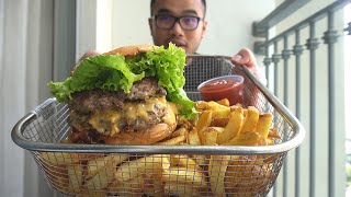 Five Guys Burgers amp Fries BUT EVEN TASTIER Recipe [upl. by Vilberg]