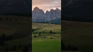 Alpe Di Siusi or Seiser travel italy relaxing [upl. by Einnep]