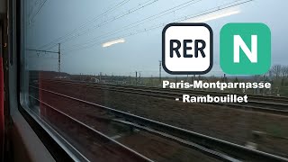 Transilien N Mitfahrt Paris Gare de Montparnasse  Rambouillet  Régio2N [upl. by Akinod]