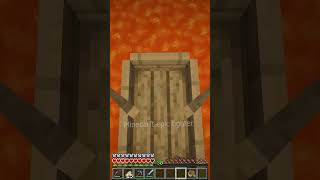 WHAT a lava boat clutchs in Minecraft Minecarft SHORT [upl. by Waine]