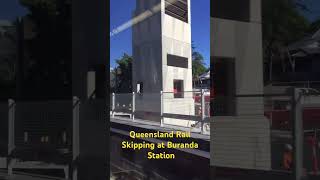 Passing Buranda Station for upgrade on a NGR 700 Queensland Rail brisbane queenslandrail [upl. by Eiloj]