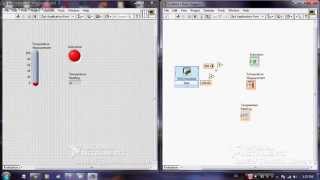 LM35 Temperature Sensor Using LabVIEW and myDAQ [upl. by Ived653]