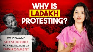 Ladakh Protest amp 6th Schedule of the Constitution Explained [upl. by Opportuna]