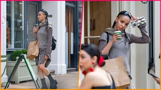 FKA Twigs appears solemn during a shopping trip in London ahead of her 10 million assault trial [upl. by Leerzej]