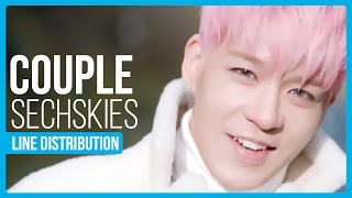 SECHSKIES  Couple Line Distribution Color Coded [upl. by Kcirrag]