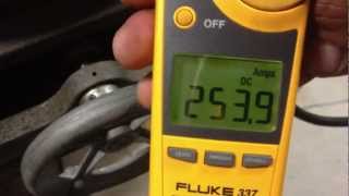 Excessive Amperage testing idle output on alternator for Rockford Fosgate [upl. by Paule421]