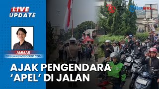 Momen Pengendara Berhenti Hormat ke Sang Saka Merah Putih amp Dengarkan Proklamasi di Simpang Gadog [upl. by Taryn]