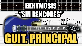 Sin Rencores  Tablatura Guitarra Principal [upl. by Nita]