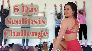 Day 3  Balance Stability and Core Yoga for Scoliosis [upl. by Celin]