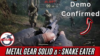 Demo Confirmed METAL GEAR SOLID Δ SNAKE EATER [upl. by Sydel]