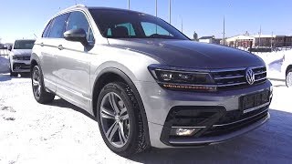 2018 Volkswagen Tiguan 20 TSI 180hp DSG 4Motion Sportline Start Up Engine and In Depth Tour [upl. by Oconnor]