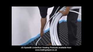 Installing the JG Speedfit Floor Panel Underfloor Heating System [upl. by Euqinotna]