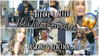 MY HAIR TRANSFORMATION  Husbands Reaction [upl. by Janice936]