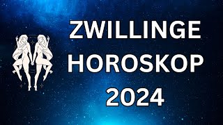 Horoskop 2024 Zwillinge Jahreshoroskop mit Infos zu den einzelnen Monaten [upl. by Mauer]