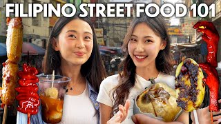 Introducing Filipino Street Food to Korean Content Creator Doobydobap [upl. by Lauder]