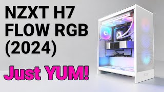 NZXT H7 FLOW RGB 2024 Review Okay WHERE IS THE PSU [upl. by Nawak]