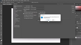 How to Reset Photoshop Default Preferences amp Settings in 56 Seconds [upl. by Pebrook784]