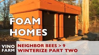 New Bees  Foam Hive Winterization2  Week 8 [upl. by Nosahc650]