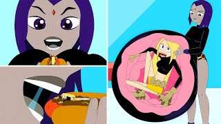 WAIT RAVEN SHES NOT FOOD 🤰☠️ Teen Titans Buffet [upl. by Ferguson]