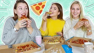 PIZZA MUKBANG ∙ Met Leonie amp Julia  Kristina K ❤ [upl. by Raffarty]