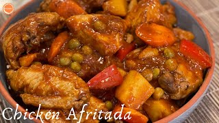 Chicken Afritada Get Cookin  Afritadang Manok Recipe  Filipino Christmas Recipe [upl. by Kauffmann10]