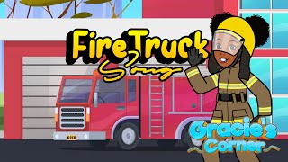 Fire Truck Song  An Original Song by Gracie’s Corner  Nursery Rhymes  Kids Songs [upl. by Chansoo]