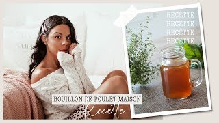 Recette  Bouillon de poulet maison [upl. by Ambrogino657]