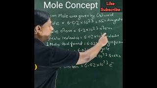 Mole Concept Class 11 shorts viralvideo chemistry [upl. by Scarface901]