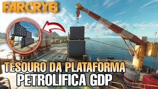 Far cry 6  Como Encontrar o Tesouro da Plataforma Petrolífica Gdp [upl. by Dedie]