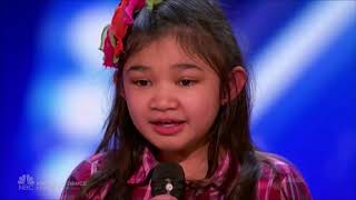 9letnia Angelica Hale w amerykańskim Mam Talent [upl. by Cinelli172]