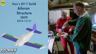 Vans RV7 Build Aileron Structure 069 [upl. by Nigel]