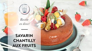 Recette Facile du Savarin Chantilly aux Fruits [upl. by Gnart]