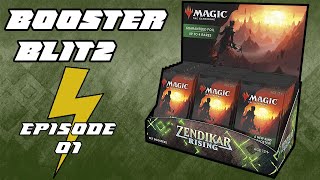 Zendikar Rising Booster Blitz 01  Magic The Gathering Booster Blitz Gameplay [upl. by Ilil312]