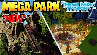 Theme Park Tycoon 2s NEWEST Mega Park [upl. by Nnaes]