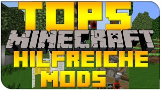 Meine TOP 5 nützlichsten Minecraft MODS zw 172179 GermanDeutsch [upl. by Samid]