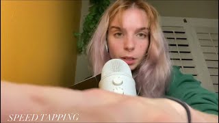 ASMR Unpredictable Speed Tapping [upl. by Dachia]