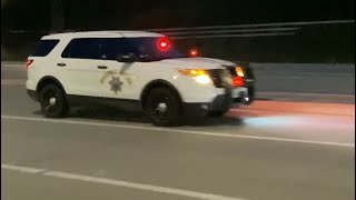 5x CHP Responding to Traffic Collision [upl. by Lyrrehs401]