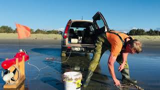 Kontiki fishing  Hokio Beach Levin [upl. by Llertal]