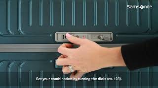 How to reset lock on Samsonite DLX Cruisair [upl. by Nica]