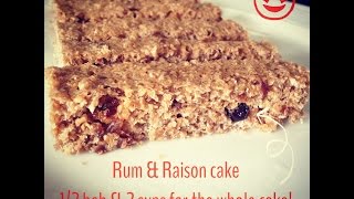 Slimming world rum amp raisin cake Either 12 or 2 syns [upl. by Lucrece]