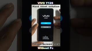 Vivo Y12s Hard Reset Pattern Lock Reset Without Pc 🔥 Vivo Y12s Hard Reset Without Password ✅ 2024 [upl. by Ari]