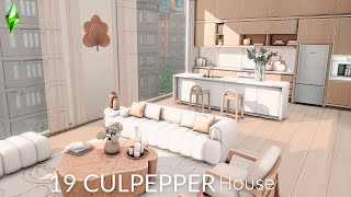 19 Culpepper House Apartment Renovation The Sims 4 Speed Build [upl. by Halak486]