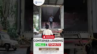 Complete ImportExport Solution World wide  Chilli Container Loading  wwwecomglobaltradecom [upl. by Eniamej230]