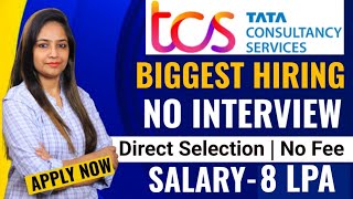 TCS Recruitment 2024 TCS Vacancy 2024 TCS Jobs 2024 No Fee  OFF Campus Placements  jobs [upl. by Nimocks533]