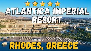 Hotel Atlantica Imperial Resort  Rhodes Greece AllInclusive Resort [upl. by Dlanod]