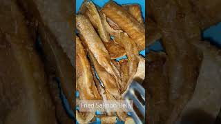 Fried Salmon Belly reels food shorts salmon ulam fish omega3 heart health [upl. by Eitsirhc161]