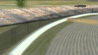 2000 Lysol 200 Jimmie Johnson Crash Reenactment [upl. by Hoeg]