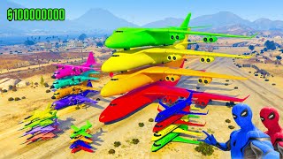 100000000 PLANE CRASH CHALLENGE 🤩 live gta5 [upl. by Aronael]