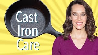 How to Clean and Season Cast Iron Pans [upl. by Atisor133]