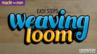 How to Use the Made By Me Weaving Loom [upl. by Lepley]